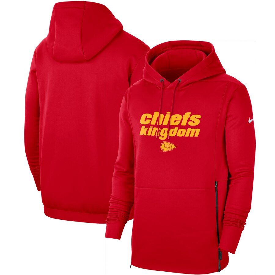 Men Kansas City Chiefs Nike Sideline Local Performance Pullover Hoodie Red->brooklyn nets->NBA Jersey
